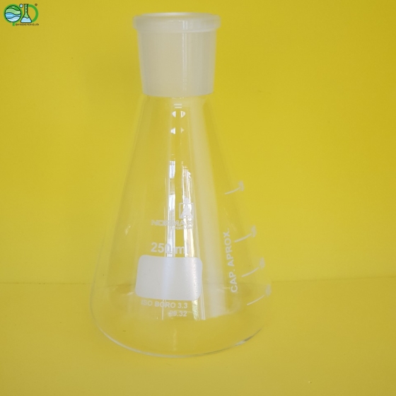 Bình tam giác Erlen cổ nhám Nomax