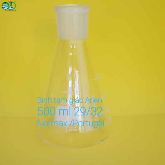Bình tam giác Erlen cổ nhám Nomax