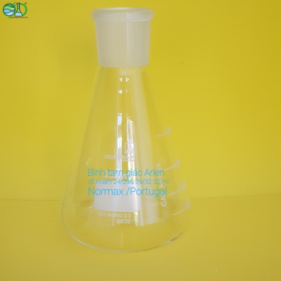 Bình tam giác Erlen cổ nhám Nomax