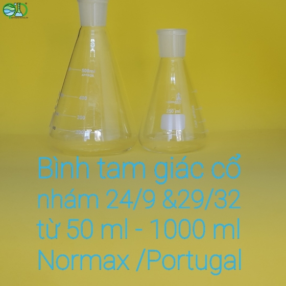 Bình tam giác Erlen cổ nhám Nomax