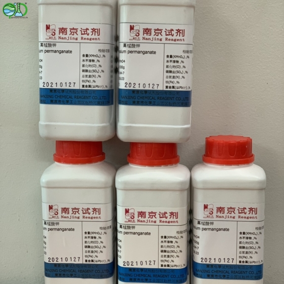 Hóa chất KMnO4 Chai 500g Kali Permanganate -Thuốc tím