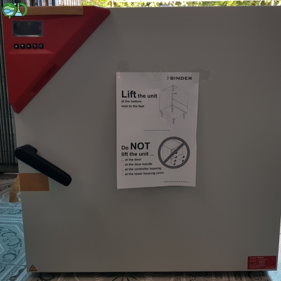 Tủ sấy đối lưu cưỡng bức 115L  Model: FD 115  Nhà sản xuất: Binder, Đức