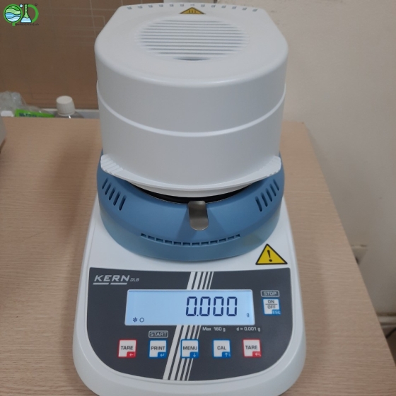 Cân sấy ẩm Kern GERMANY  DLB 160-3A 160g x 0.001g