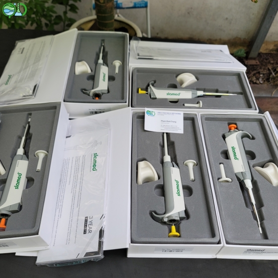 Slamed® Precision single channel Pipette, Từ 0.1-2.5µl đến  1000 - 10000 µl Germany