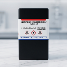 AZOMETHINE H MONOSODIUM SALT Hydrate AR Thương hiệu: OXFORD LAB FINE CHEM LLP Công thức: C₁₇H₁₂NNaO₈S₂·xH₂O