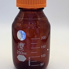 Chai trung tính nâu 250ml nắp vặn - Glacier