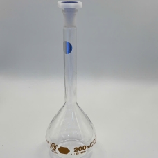 Bình định mức trắng  200ml Glacier