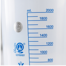 Ca  nhựa PP có chia vạch 2000 mL – Glacier 