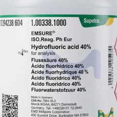 Hydrofluoric Acid 40% (Axit hydrofluoric – HF) của Merck / Supelco