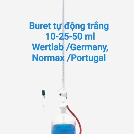 Buret tự động trắng Normax