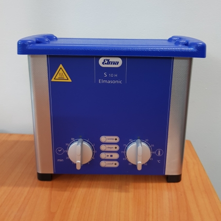 Bể rửa siêu âm 0.8 lít có gia nhiệt Model: S10H Nhà sản xuất: Elma – Đức Xuất xứ: Đức