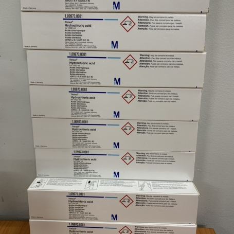 HYDROCHLORIC ACID FOR 1000 ML, C(HCL) = 0.1 MOL/L (0.1 N) TITRISOL® – MERCK