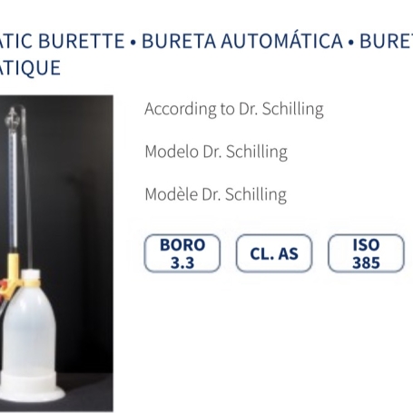 Burete Schilling  10ml -25ml-50ml NORMAX
