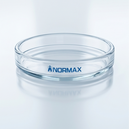 Cawan Petri Dish Petridish Soda Lime Glass 60x15mm @ 10 Pcs | Normax