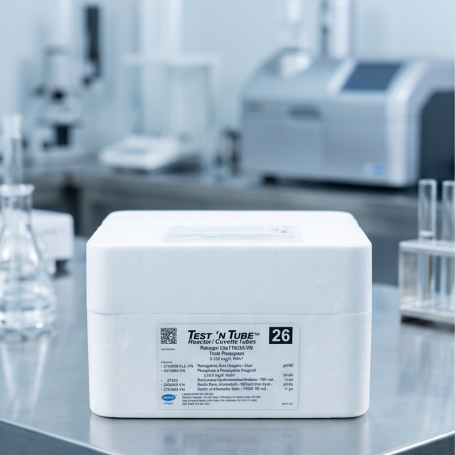 TOTAL PHOSPHATE REAGENT TEST ‘N TUBE™ Reactor / Cuvette Tubes Thương hiệu: ADCC Thang đo: 0 – 3.5 mg/L PO₄³
