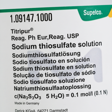 SODIUM THIOSULFATE SOLUTION 0.1 N Code: 1.09147.1000 Merck