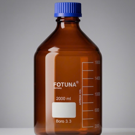 CHAI NẮP VẶN NÂU 2000ML FORTUNA – CHỊU NHIỆT 140°C