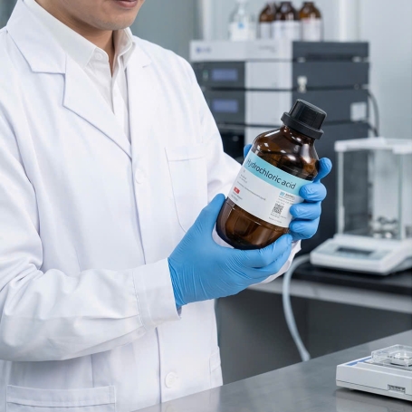 Hydrochloric acid Công thức: HCl CAS: 7647-01-0