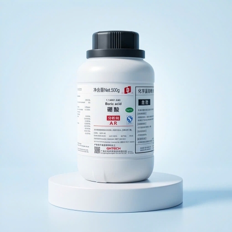 Boric Acid  AR Công thức: H₃BO₃