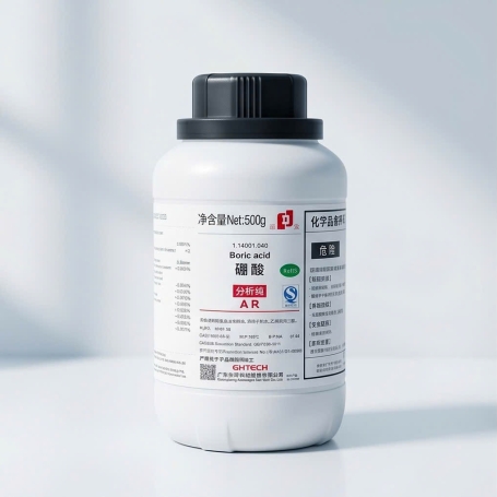 Boric Acid  AR Công thức: H₃BO₃