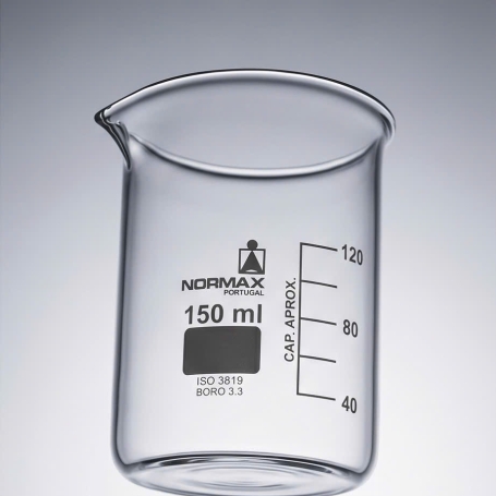 Cốc thủy tinh Beaker 150mL - Normax Portugal