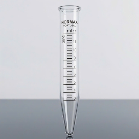 Ống ly tâm thủy tinh 12 mL  Normax.
