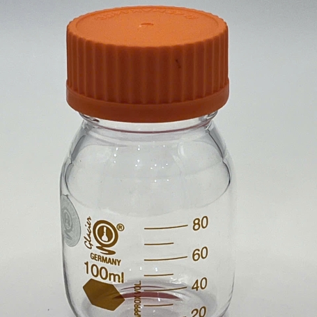 CHAI NẮP VẶN 100ML -GLACIER  – CHỊU NHIỆT 140°C