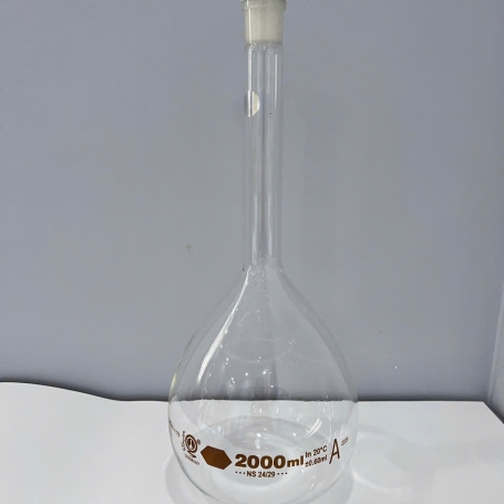 Bình định mức trắng  200ml Glacier