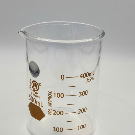 Cốc thủy tinh beaker 500ml -Glacier