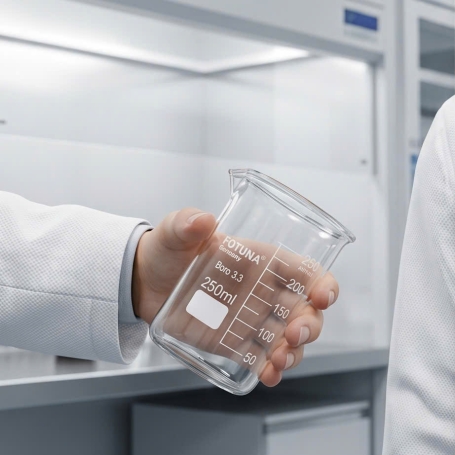 Cốc thủy tinh beaker 250ml -Fotuna