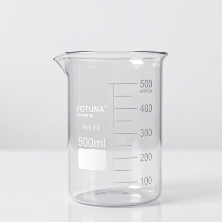 Cốc thủy tinh beaker 500ml - Fotuna