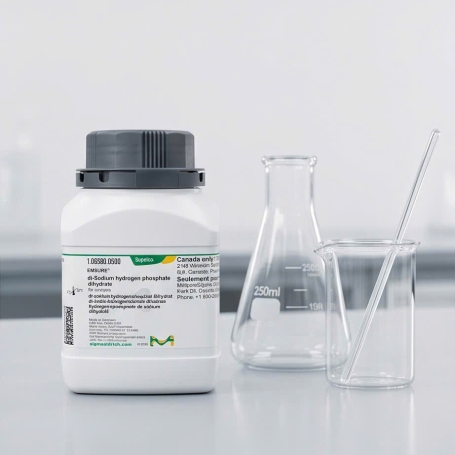 Disodium Hydrogen Phosphate Dihydrate, Sodium Phosphate Dibasic Dihydrate Na₂HPO₄·2H₂O Merck